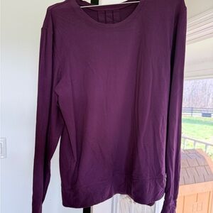 Lululemon size 12 purple long sleeve